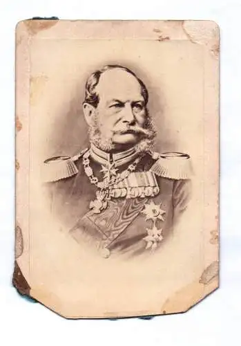 CDV Foto Kaiser Wilhelm I Preußen um 1880