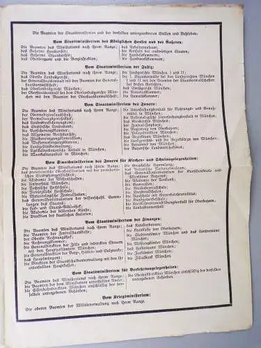 Programm feierliche Beisetzung Prinzregent Luitpold von Bayern 1912