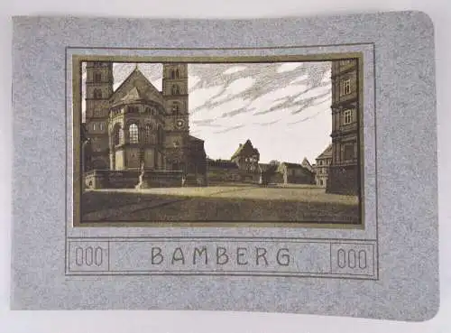 Bamberg die fränkische Siebenhügelstadt um 1900 Broschüre