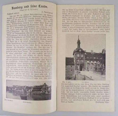 Bamberg er Woche Sport Theater Vergnügungs Anzeiger 1910 Prospekt