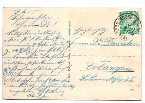 Ak Unterschondorf Ammersee 1919 Schondorf