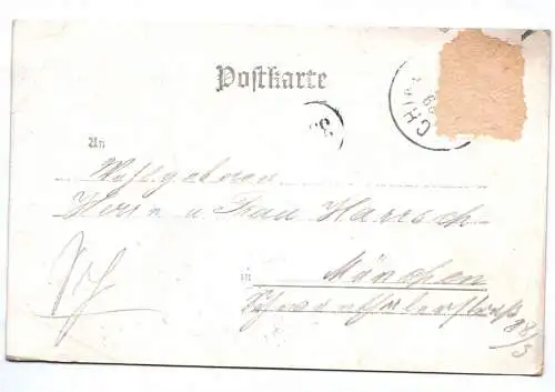 Litho Ak Gruss aus Olching um 1910