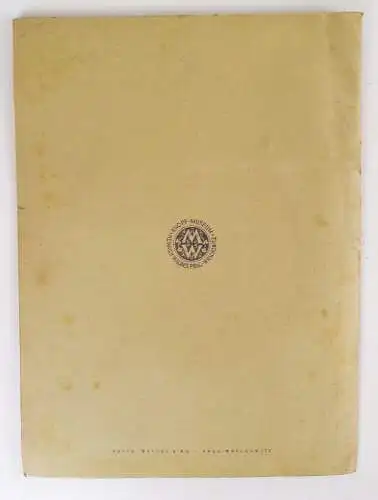 Berichte aus dem Knopf Museum Heinrich Waldes Prag Wrschowitz 4 Heft 1917