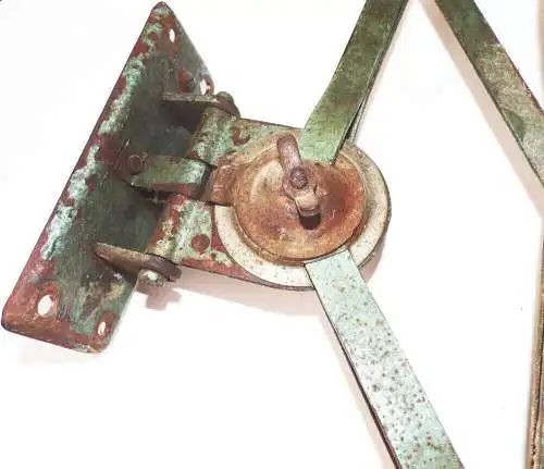 Alte Scherenlampe Werkstattlampe Industrie Design 