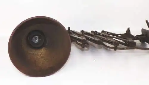 Alte Scherenlampe Werkstattlampe Fabriklampe E27 Vintage Leuchte