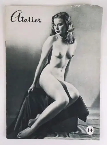 Atelier 14 Zeitschrift nackte Frauen Kunst Richard Danehl Verlag Hamburg Pin Up