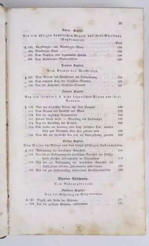 Die Bierbrauerei mit besonderer Berücksichtigung der Dickmaischbrauerei 1855 Phi