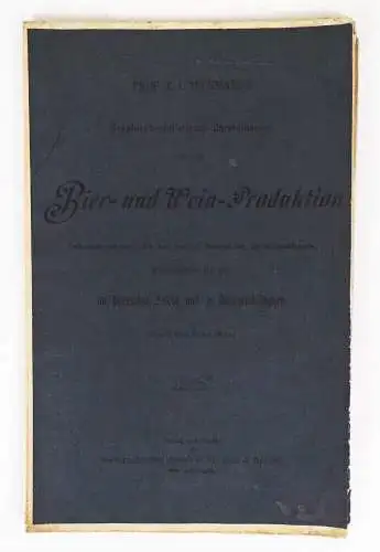 Hickmann graphische Darstellung Bier und Wein Produktion um 1900