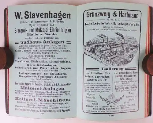 Brauer und Mälzer Kalender 1911