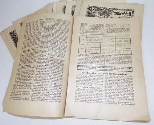 Burschenblatt Zeitschrift für die katholische Burschenschaft Bayern 1921