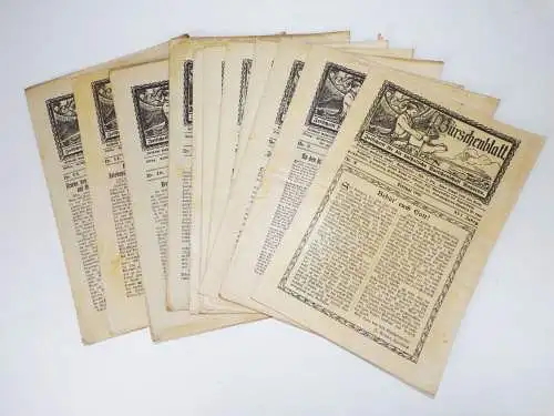 Burschenblatt Zeitschrift für die katholische Burschenschaft Bayern 1919