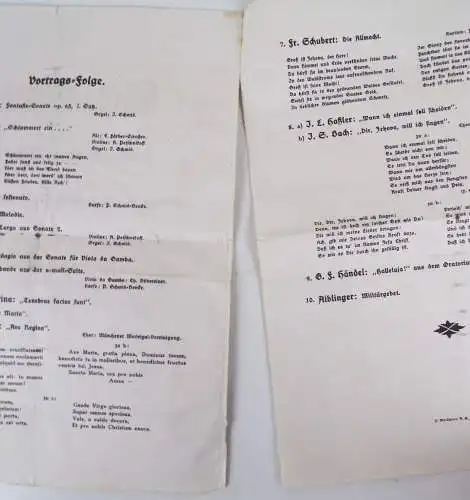 Kirchenkonzert im Dom zu unserer lieben Frau Frauenkirche München 1915