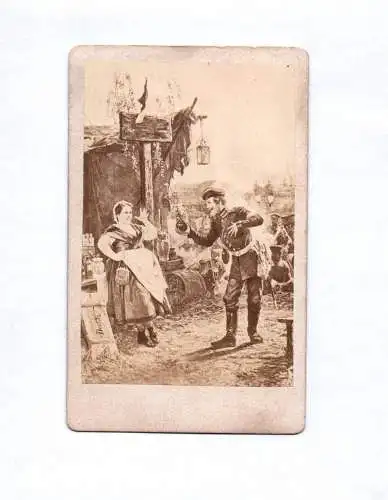 CdV Foto Der Kanonier von Missunde Dänemark Krieg 1864