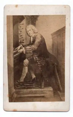 CdV Foto Johann Sebastian Bach Komponist um 1880