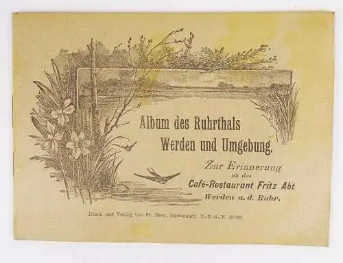 Album des Ruhrthals Werden und Umgebung um 1900 Bildband