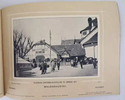 Erinnerung ab die allgemeine Gartenbau Ausstellung zu Hamburg 1897