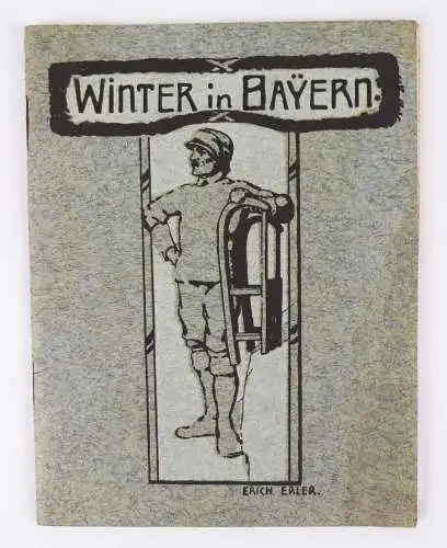 Winter in Bayern Wegweiser Wintersportplätze 1906 1907 Zugverbindungen