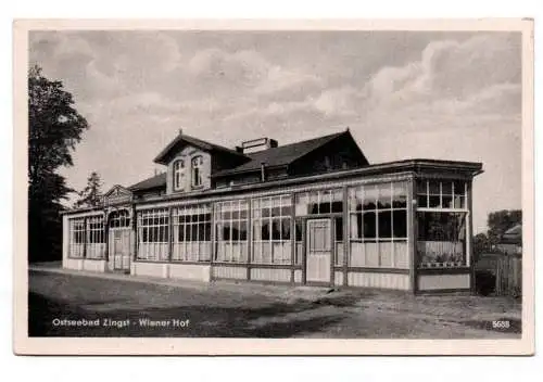 Ak Ostseebad Zingst Wiener Hof 1955