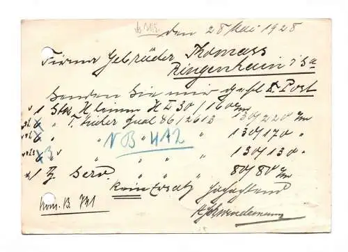 Postkarte 1928 Albert Schwendemann Konstanz