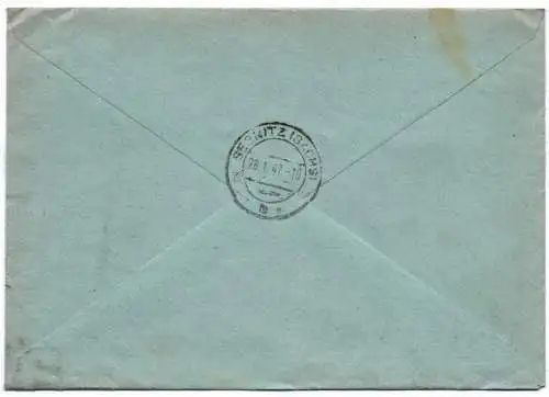 R-Brief Reichenbach Vogtland 1947