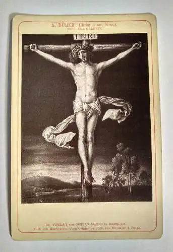 A. Dürer: Christus am Kreuz Dresdner Galerie CDV Foto