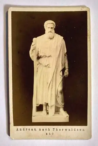 CDV Foto Andreas nach Thorwaldsen