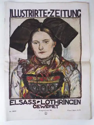 Illustrierte Zeitung Elsass und Lothringen 1918 Nr 3898