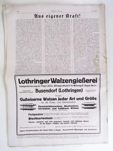 Illustrierte Zeitung Elsass und Lothringen 1918 Nr 3898