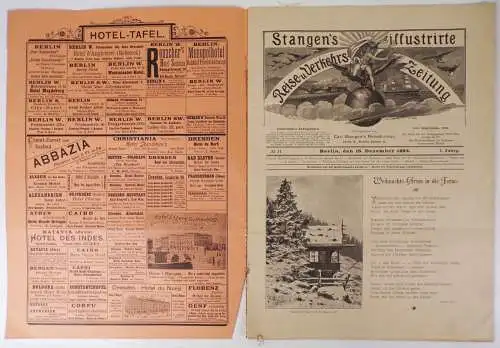 Stangen illustrierte Reise und Verkehrs Zeitung 1894 Nr 24 Reisebüro Berlin