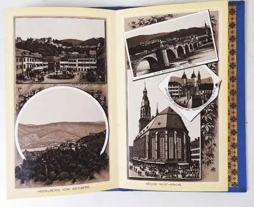 Heidelberg Leporello um 1890