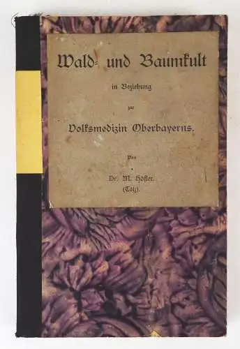 Wald - und Baumkult in Beziehung zur Volksmedizin Oberbayerns 1894