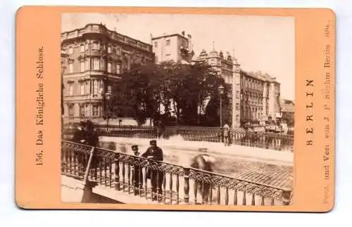 Carte de Visite Foto Berlin das königliche Schloss 1880 Stiehm