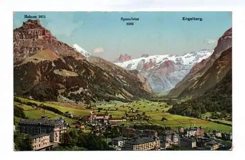Ak Hahnen Spannörter Engelberg 1913