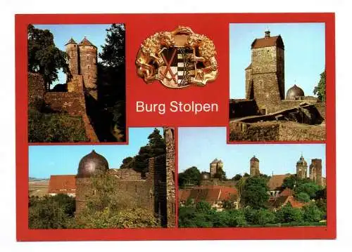 Ak Burg Stolpen Schloss Sachsen 1983