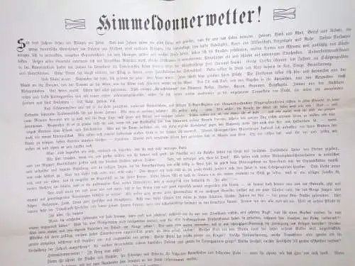 Feldpostbrief Himmeldonnerwetter 3 Jahre Krieg Dokument 1917