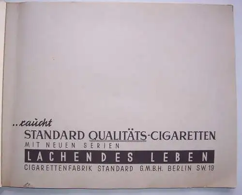 Standard Bilder die Vierradbremse Lachendes Leben Cigarettenfabrik Berlin 1930er