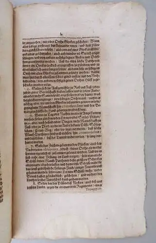 Edikt Wilhelm Ludwig Herzog zu Württemberg 1675 Stuttgart Räuber Pässe 
