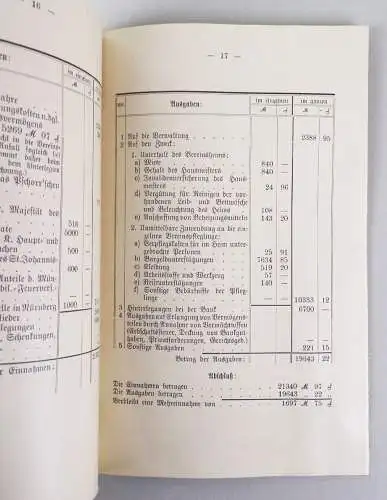 Jahresbericht Vereine zur Obsorge für entlassene Strafgefangene München 1916