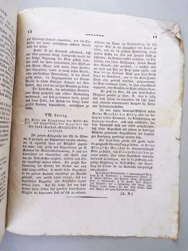 Besonderes Protokoll über die Verhandlungen des Landrates Ober Donau Kreis 1834