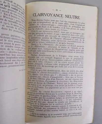 Paraden und Gegenschläge Frankreich 1916 Artikel Besatzung 1 Wk Gazette