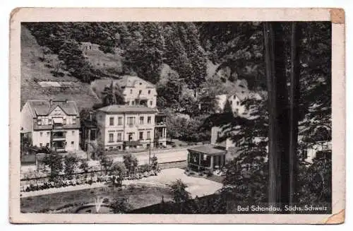 Foto Ak Bad Schandau Sächsische Schweiz 1954