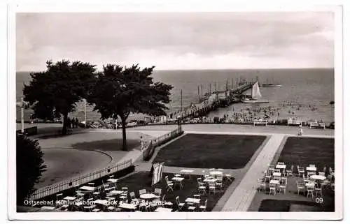 Foto Ak Ostseebad Kühlungsborn Blick auf die Seebrücke