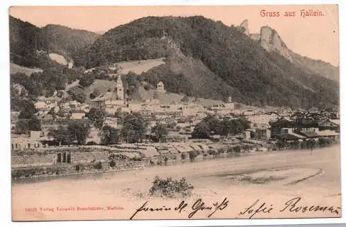 Ak Gruss aus Hallein Österreich