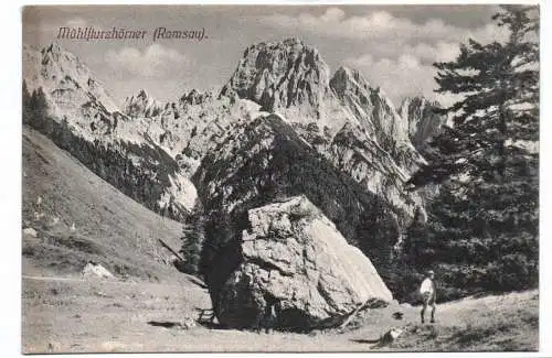 Ak Mühlsturzhörner Ramsau bei Berchtesgaden 1907