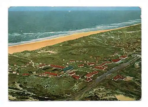 Foto Ak Kinderdorf Uthland Klappholttal Sylt Luftaufnahme