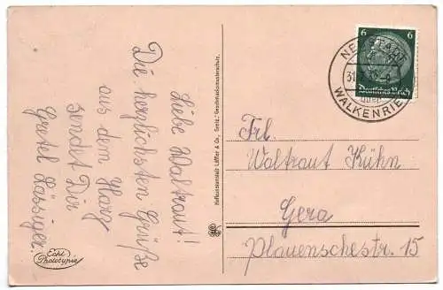 Ak Luftkurort Neustadt Südharz 1939