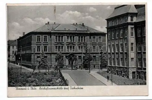 Ak Ilmenau in Thüringen Reichsfinanzschule und Technikum 1941