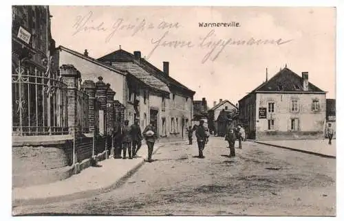 Ak Warmereville Feldpostkarte 1915 Frankreich