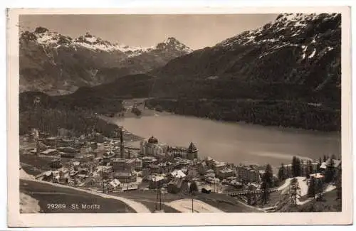 Foto Ak St. Moritz 1926 Schweiz