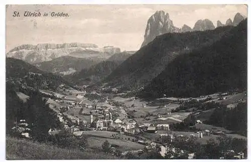 Ak St. Ulrich in Gröden 1906 Italien Tal